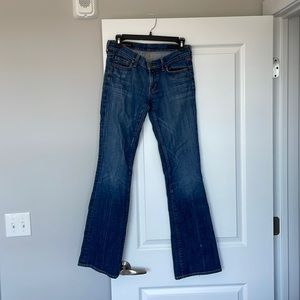Citizens of humanity low rise jeans.